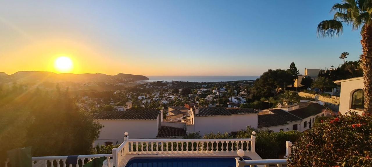 Casa Moya Moraira - Seaview Villa Teulada Bagian luar foto