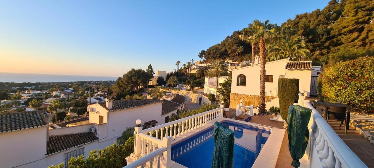 Casa Moya Moraira - Seaview Villa Teulada Bagian luar foto