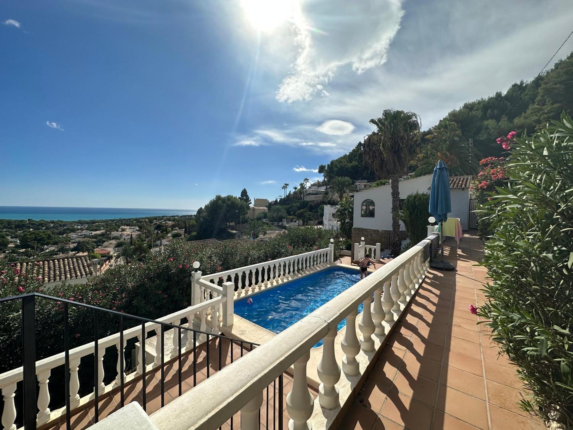 Casa Moya Moraira - Seaview Villa Teulada Bagian luar foto